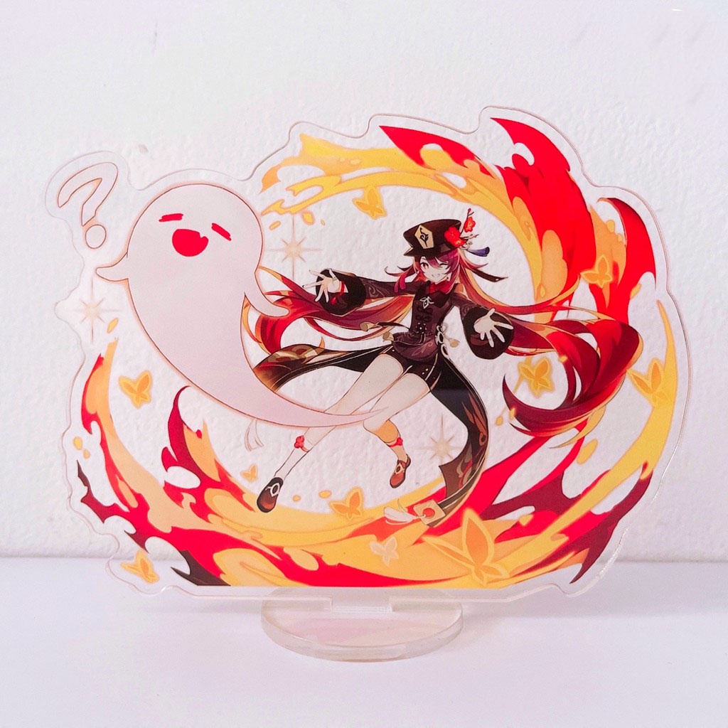 Standee genshin impact Models With Many Patterns With Hutao game ...