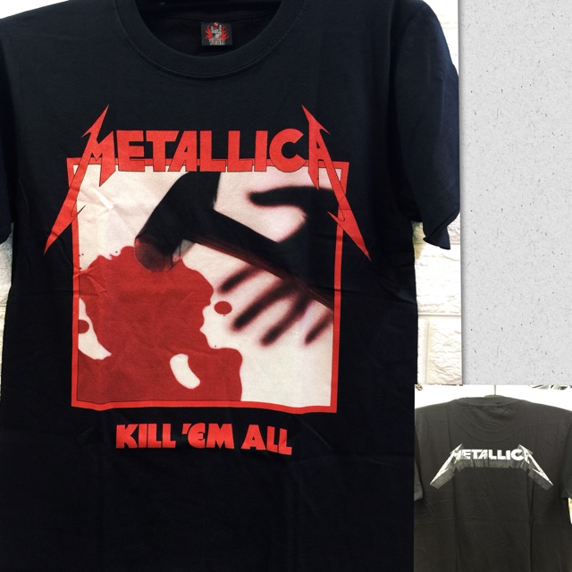 Metallica Kill Em All Rock Band Shirt | Shopee Philippines