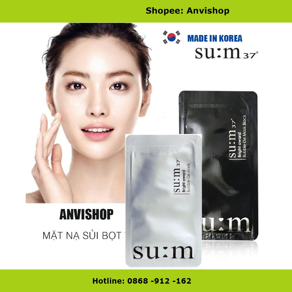 Sum 37 Bright Award Bubble De Mask Korea Anvishop | Shopee Philippines