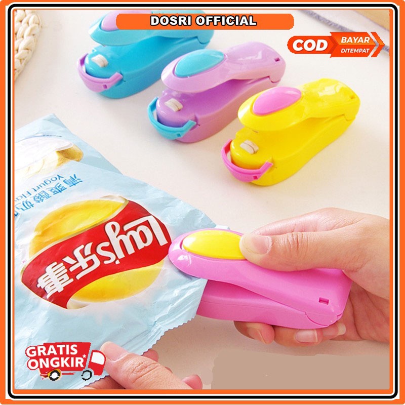 Portable Mini Snack Wrap Plastic Packaging Adhesive Tool | Shopee ...