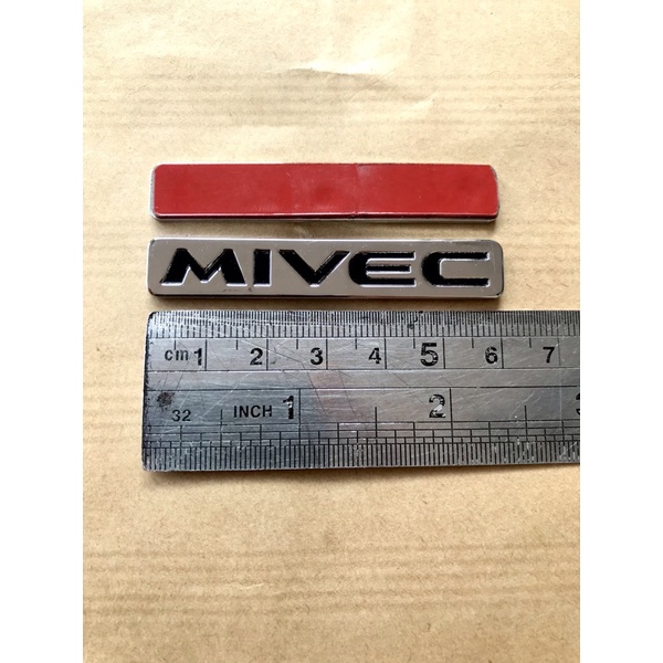 Mitsubishi Pajero sport Car Mivec Writing Emblem | Shopee Philippines