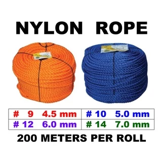 Customized Cut Nylon Rope (Price is per 10 meters) (Lubid / Tali) 2mm, 3mm,  4mm, 5mm, 6mm