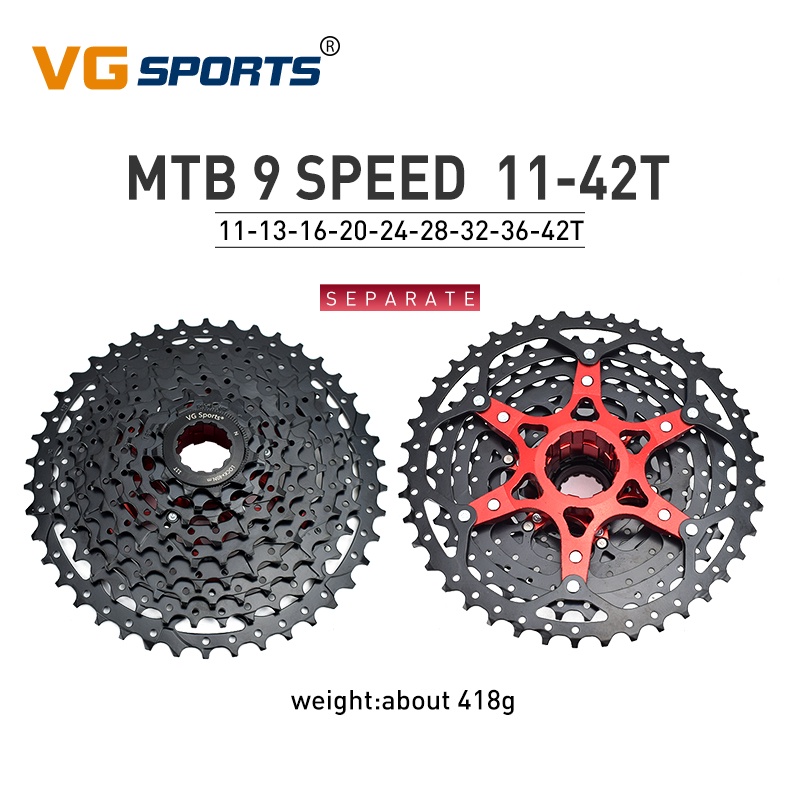 Cassette Vélo BOLANY 10 Vitesses 11-50T - Pignons Large Gamme Pour VTT, Montagne, Avec Extension Dérailleur
