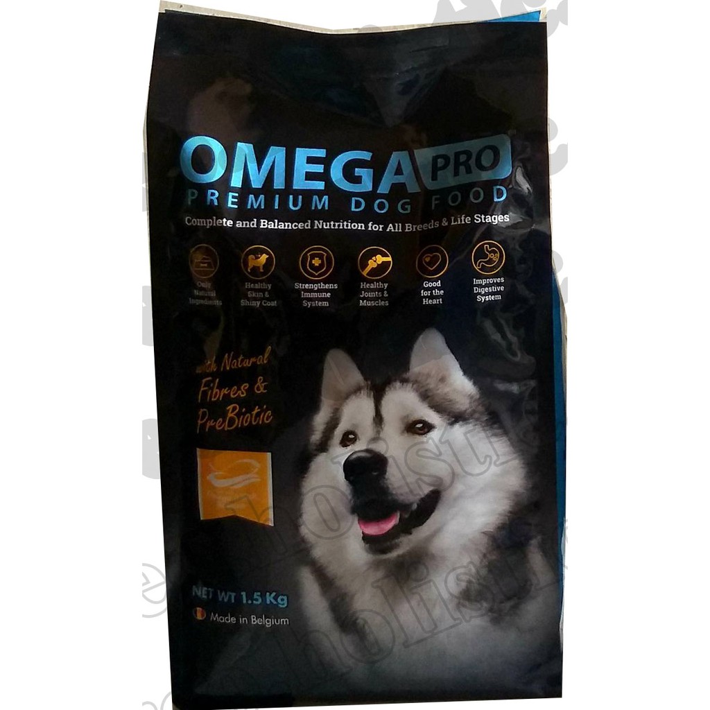 Omega pro 2025 premium dog food