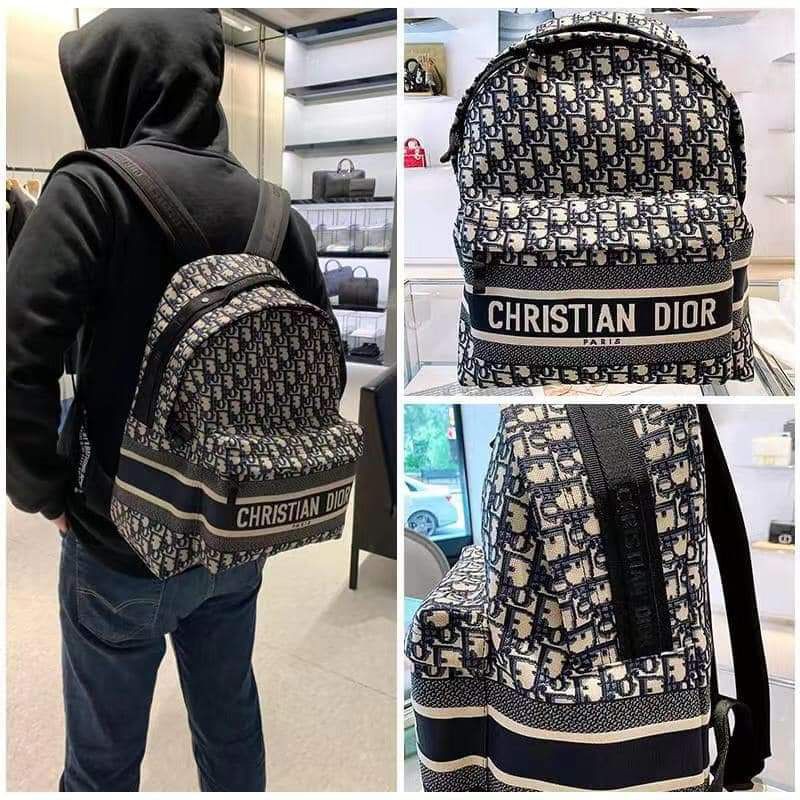 Dior canvas sale backpack