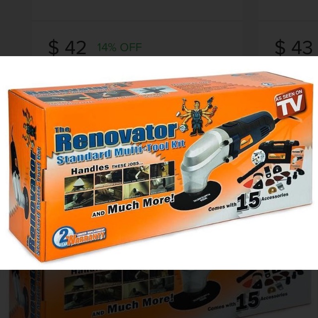 The renovator multi tool shop kit