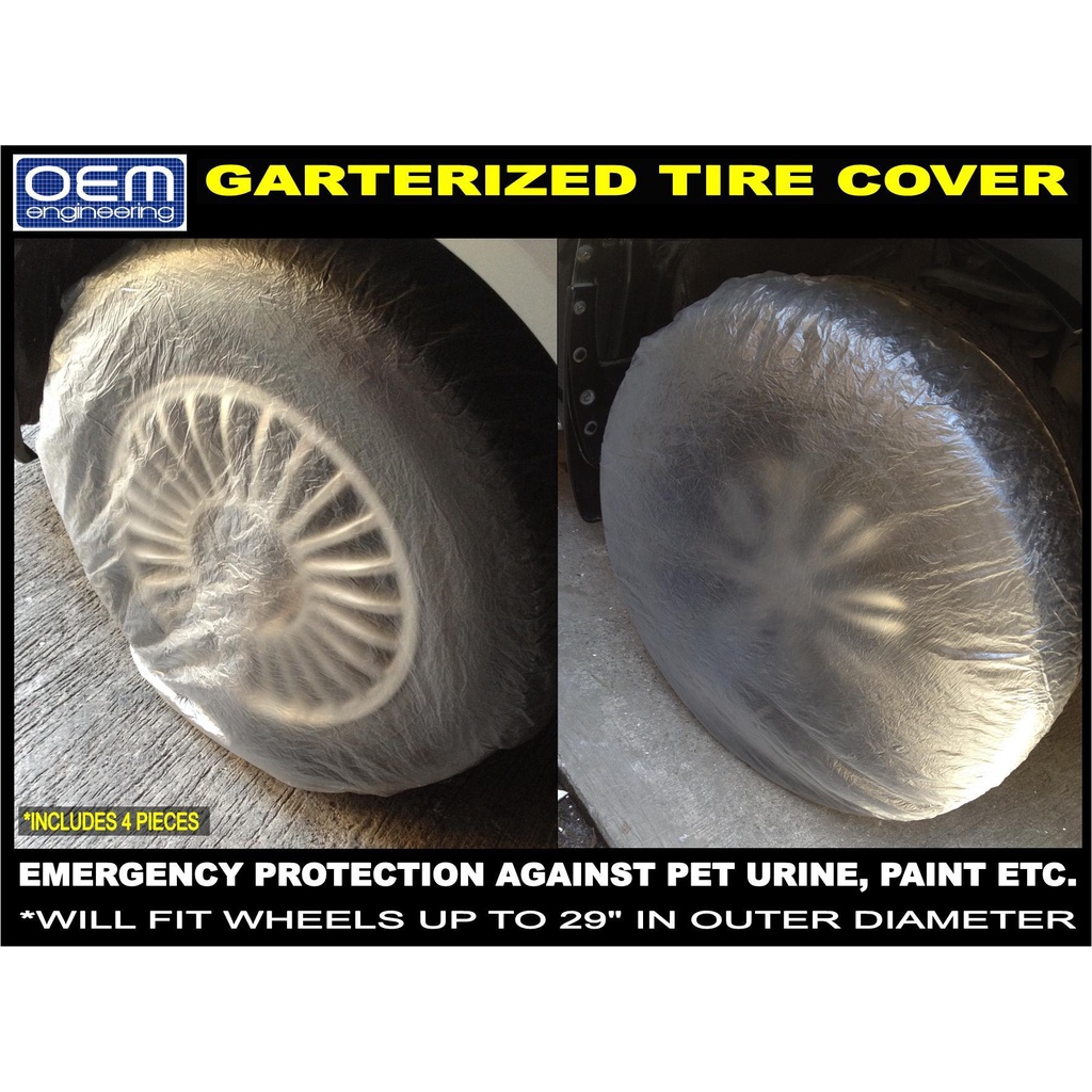 OEM Engineering Plastic Disposable Tire Cover 40s Mags Cover clear cover dust cover car shop