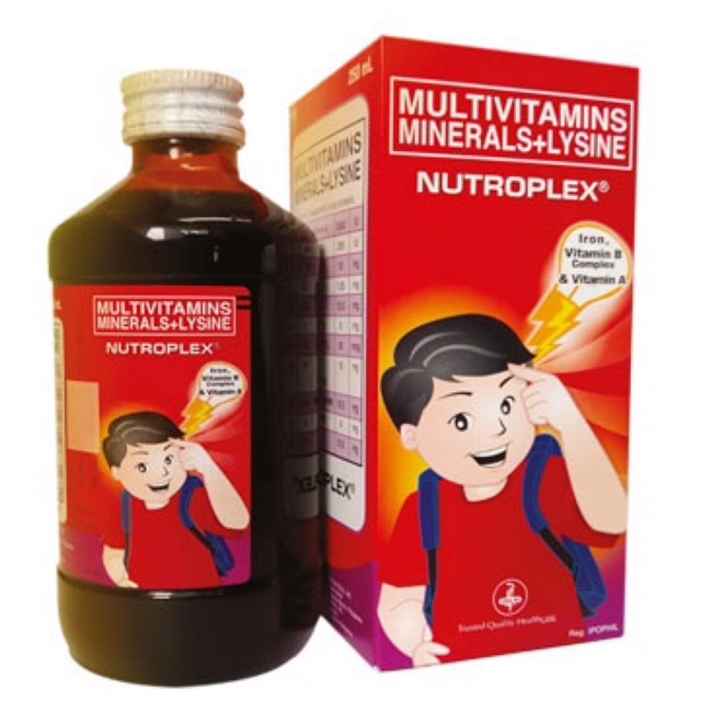 NUTROPLEX Syrup Multivitamins Minerals for KIDS 250 ml NATASHA