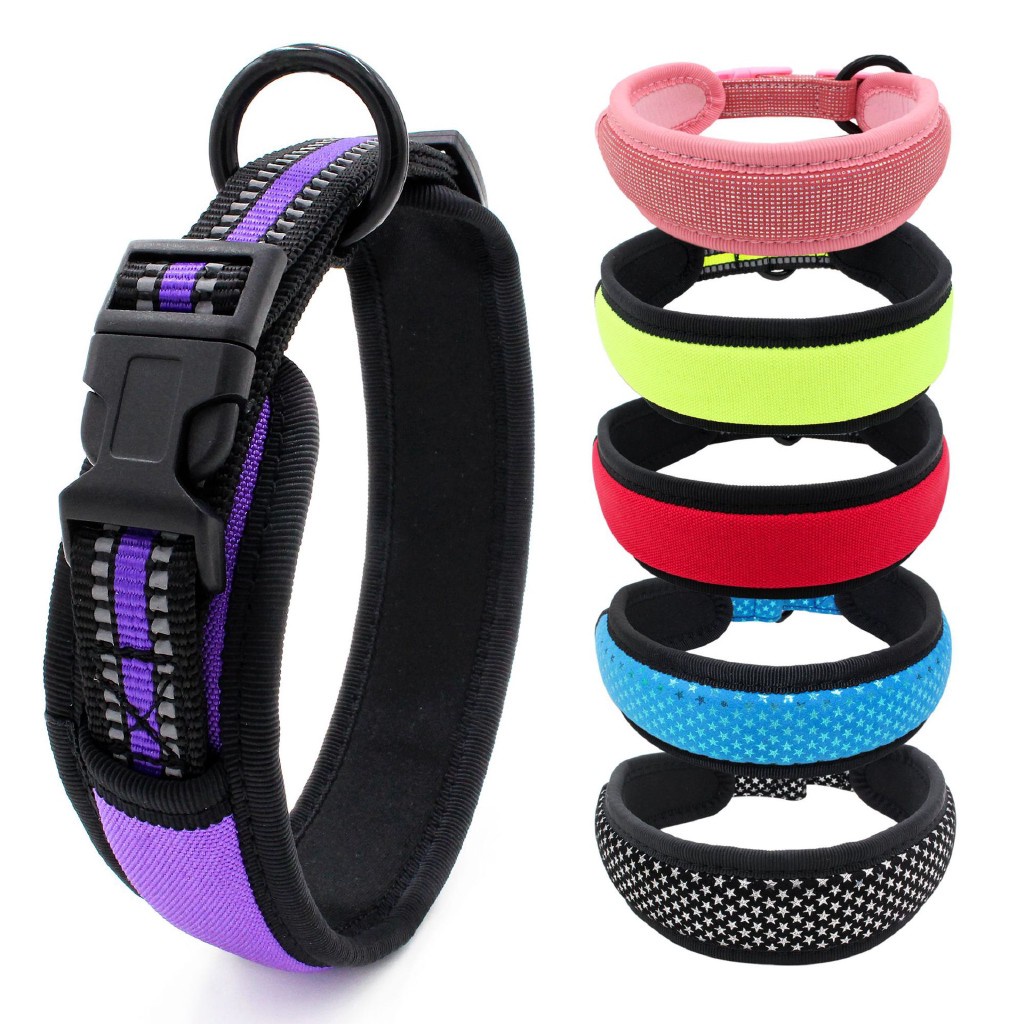 【Spot goods】 ☍ Pet collar Dog Large Small Widen Thicken adjustable ...