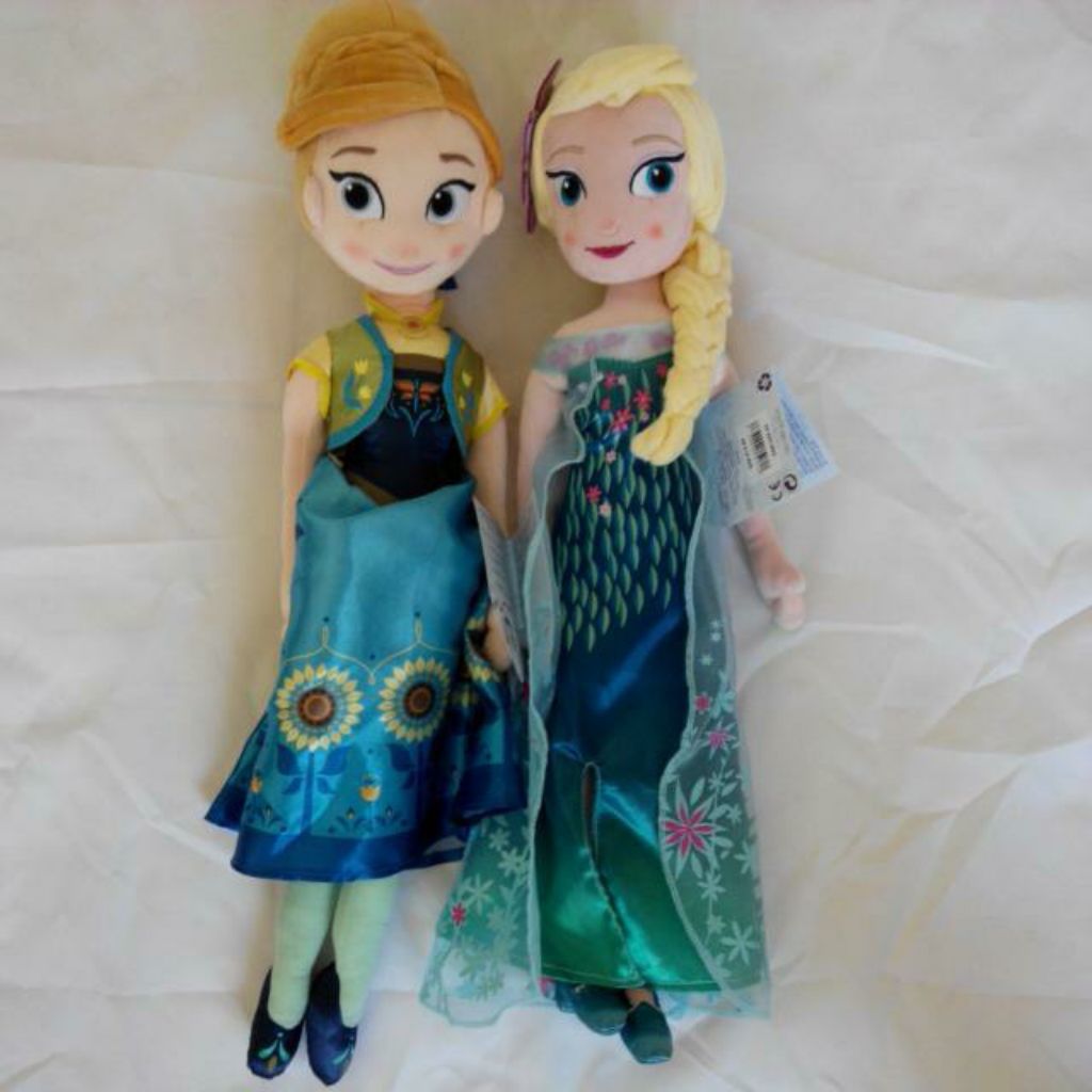 disney-frozen-fever-elsa-and-anna-20-plush-dolls-2-dolls-shopee