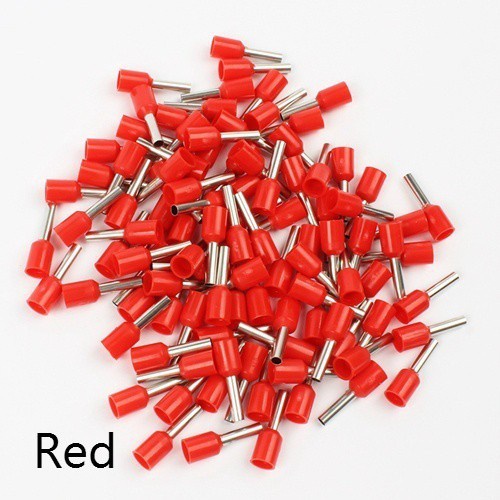 100pcs/Pack E2508 E4009 E26012 Insulated Ferrules Terminal Block Cord ...