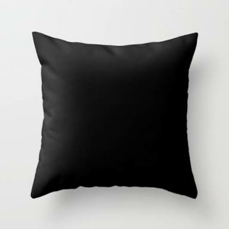 Black hotsell square pillows