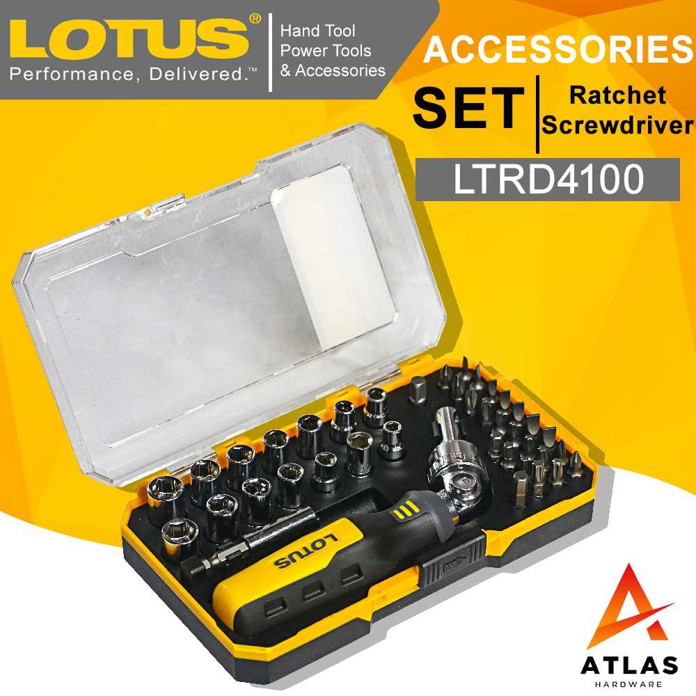 Lotus Ratchet Screwdriver set LTRD4100 | Shopee Philippines