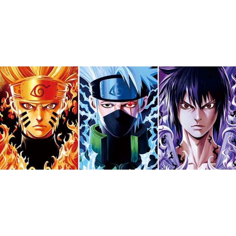 Naruto Anime 3d Lenticular Poster (Chara Of The Leaf) | Shopee Philippines