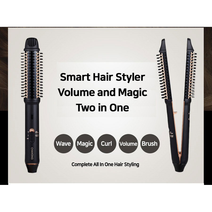 Chahong All in one Styler hair iron Curl Straight Volume