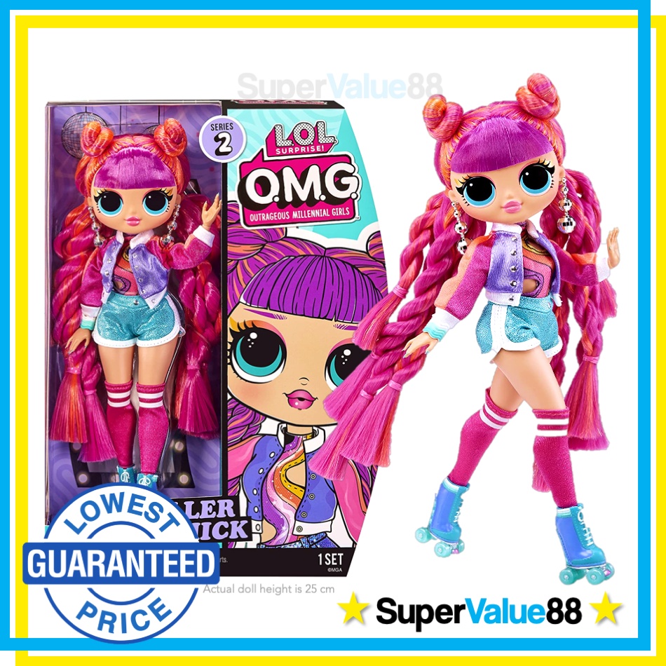 LOL Surprise Series 3 OMG Roller Chick Fashion Doll L.O.L. Doll w/ 20  Surprises