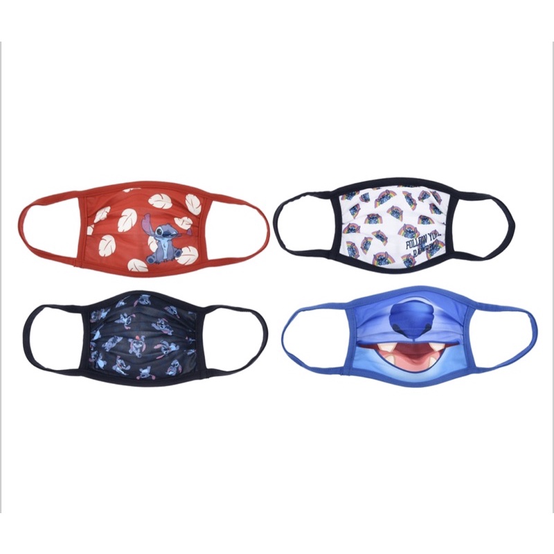 Japanese Disney Stitch Pattern Cloth Mask | Shopee Philippines