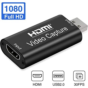 Capture Card, HDMI to USB 2.0 Video Capture Device, 1080P HD 30fps ...