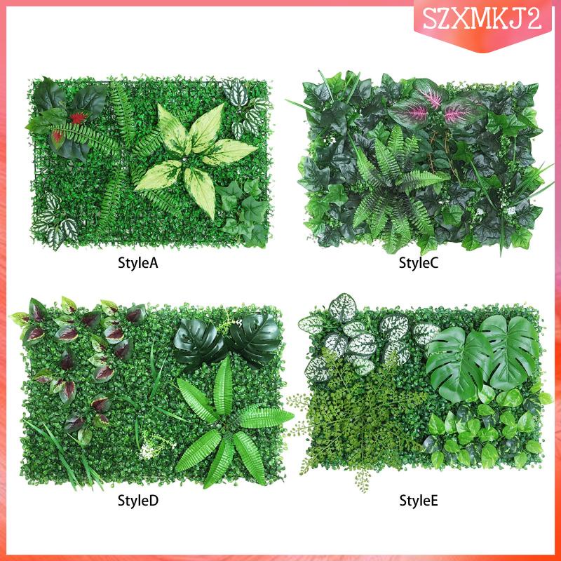 [ Artificial Plants Wall Topiary Wall Greenery Mat Wall Backdrop Decor ...