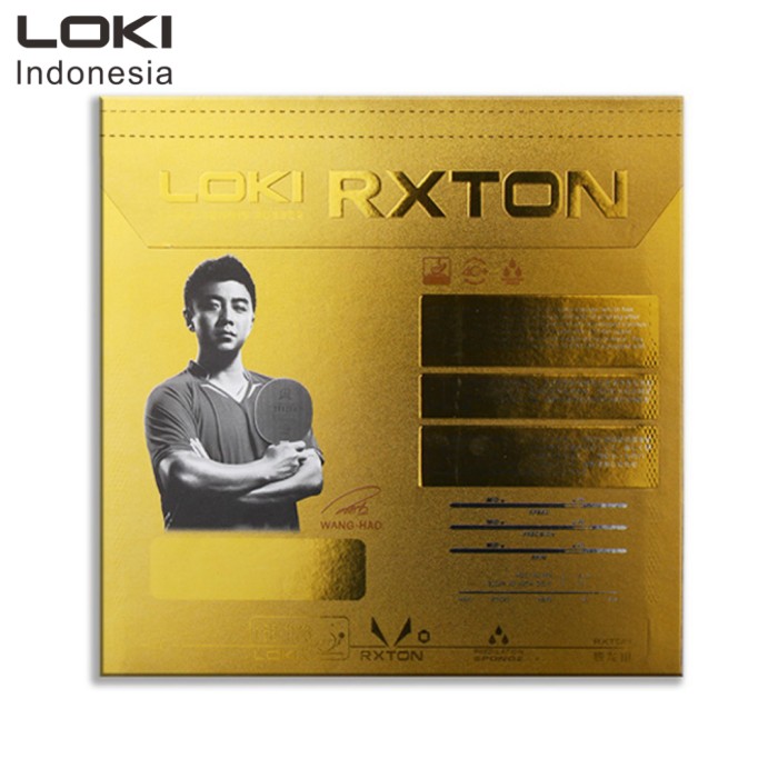 LOKI RXTON 3 Rubber Pingpong - BLACK - Table Tennis | Shopee Philippines