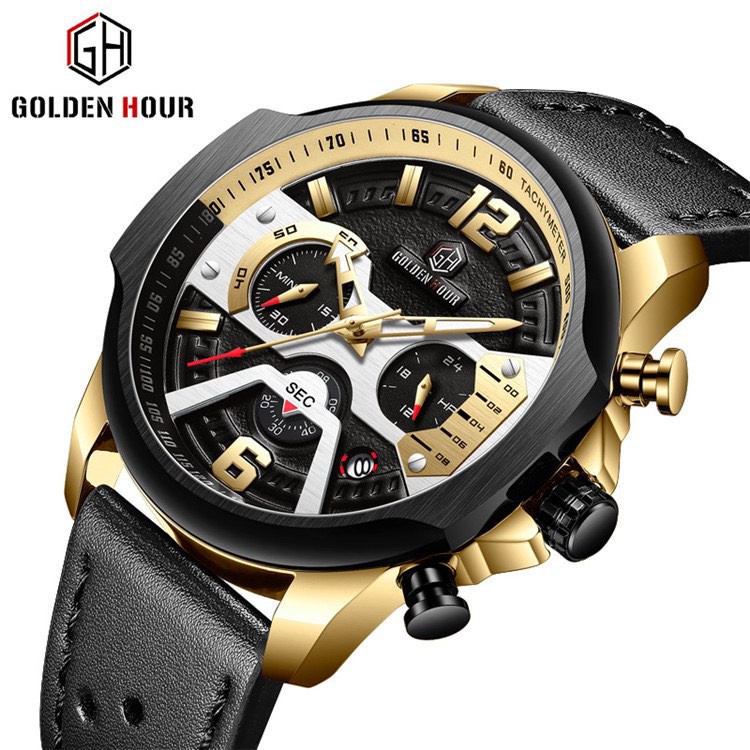 Golden hour wrist discount watch