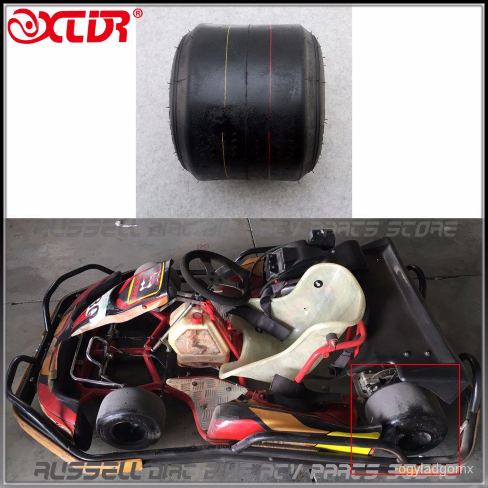 11x7.105 Smooth Tire Rear Tyre for Racing Go karts gokarts go cart