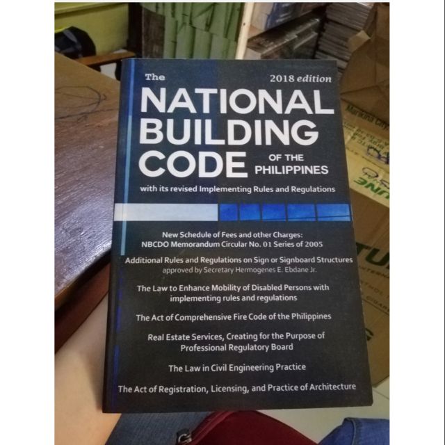 National Building Code of the Philippines 2018 Shopee Philippines