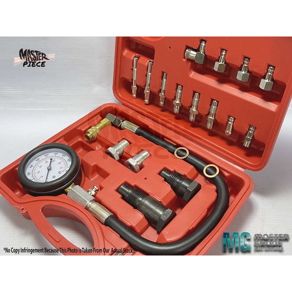 Master Grade TU15A Diesel Engine Compression Tester Tool Kit Cylinder