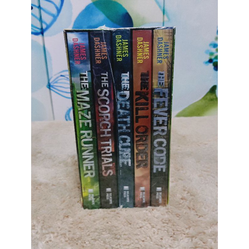 The Maze Runner Boxed Set by James Dashner; paperback, new Shopee Philippines