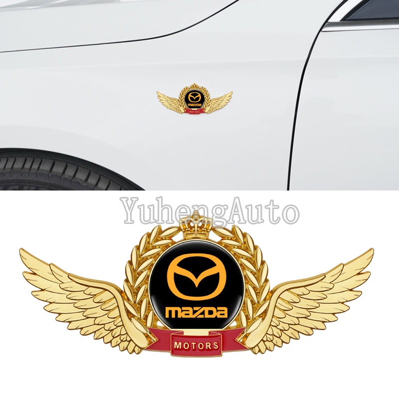 Metal Crown Car Fender Trunk Emblem Sticker Auto Body Scratch Resistant ...