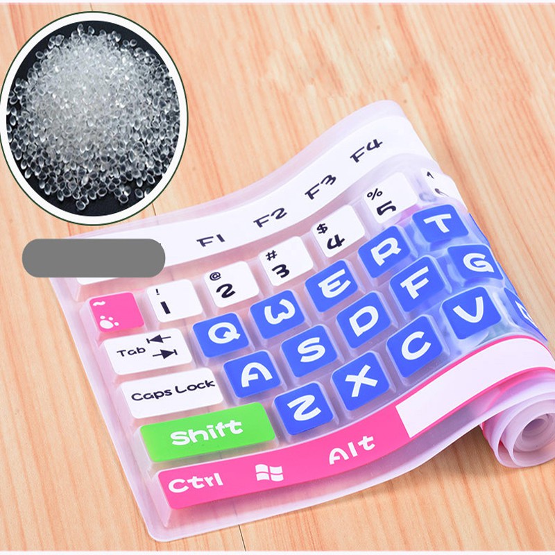 Universal Desktop Computer Keyboard Film Transparent Mat Silicone Film ...