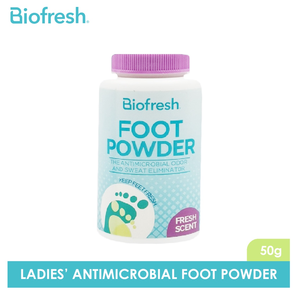 Biofresh BLFP02 Ladies' Antimicrobial Foot Powder 50g 1 pc | Shopee ...