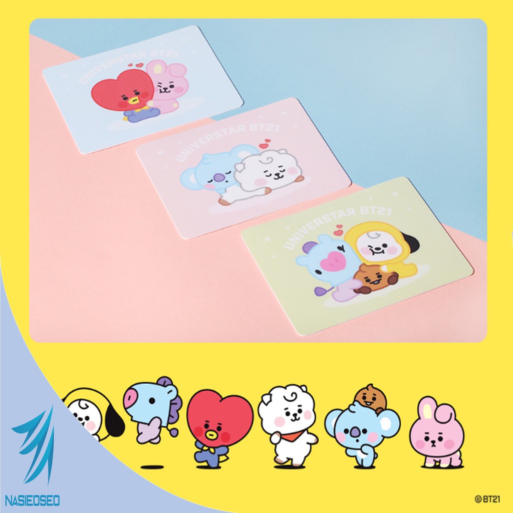 BTS BT21 Official Authentic Product Baby PVC Mouse Pad | Shopee Philippines