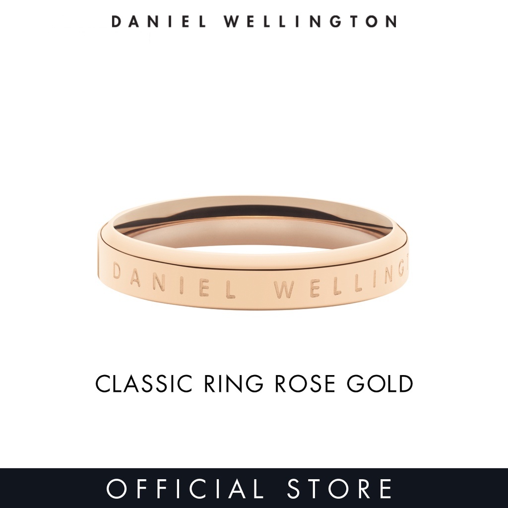 Daniel Wellington Classic Ring Rose Gold Unisex Ring Couple Rings Ring for Women and Men Shopee Philippines