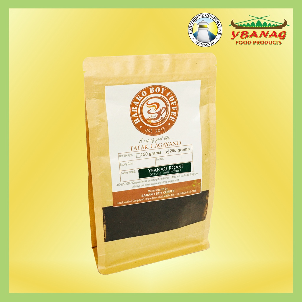 250g Barako Boy Coffee Tatak Cagayano Ground Coffee Strong and Robust