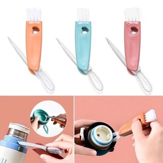 Three-in-One Cup Lid Cleaning Brush Household Kitchen Multifunctional  Folding Mini All-round Creative Cleaning Brush - AliExpress