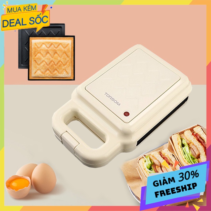 Genuine Torsom multi-function mini sandwich toaster | Shopee Philippines