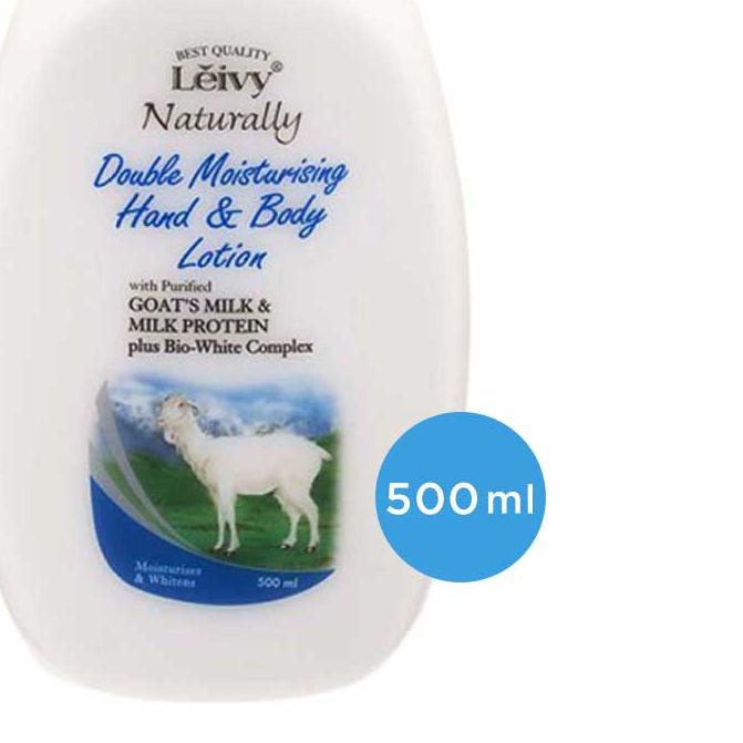 Leivy Double Moisturising Hand And Body Lotion With Goats Milk 500 Ml