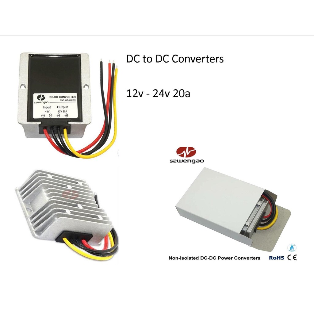 Dc To Dc Converters 12v 24v 20a Shopee Philippines 