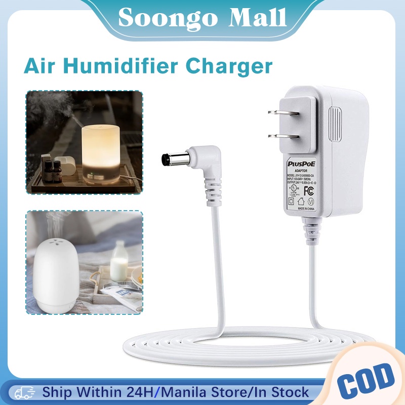 Universal Air Humidifier Power Adapter 24V 650mA US Essential Oil