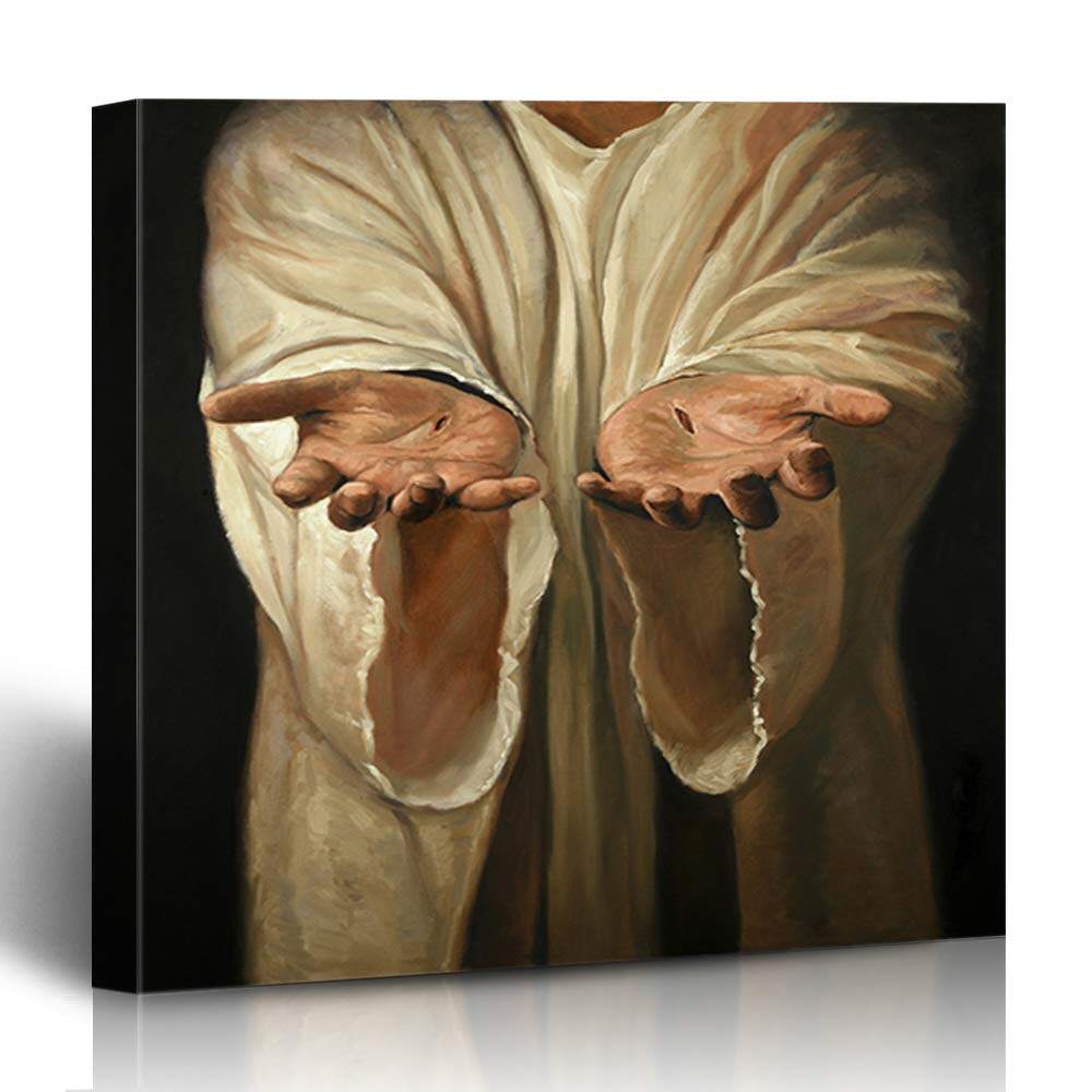 Canvas Prints Wall ArtComfort Christ s Jesus Showing Scars On Painting ...