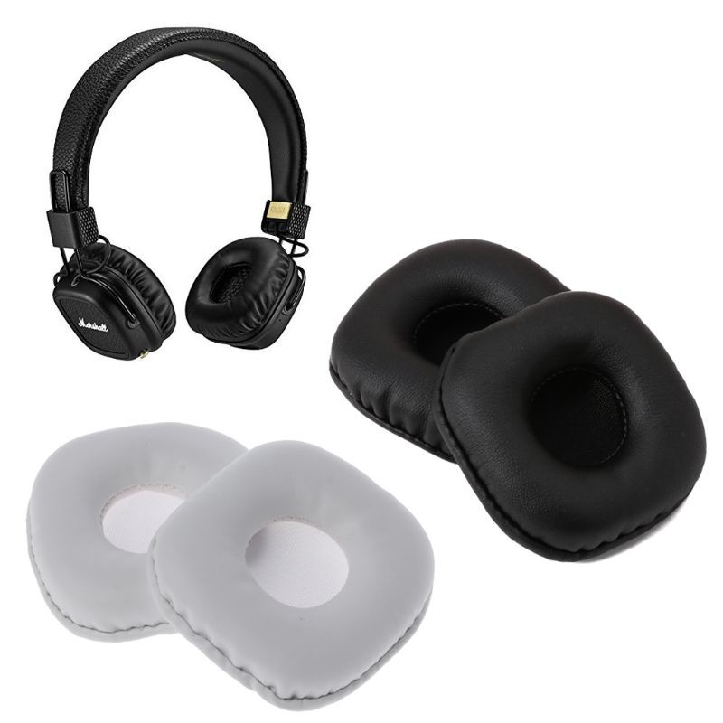 Leather Headphone Ear pads for MARSHALL MAJOR I II Earbud Earphone Foam Pad  Cushion Sponge Covers