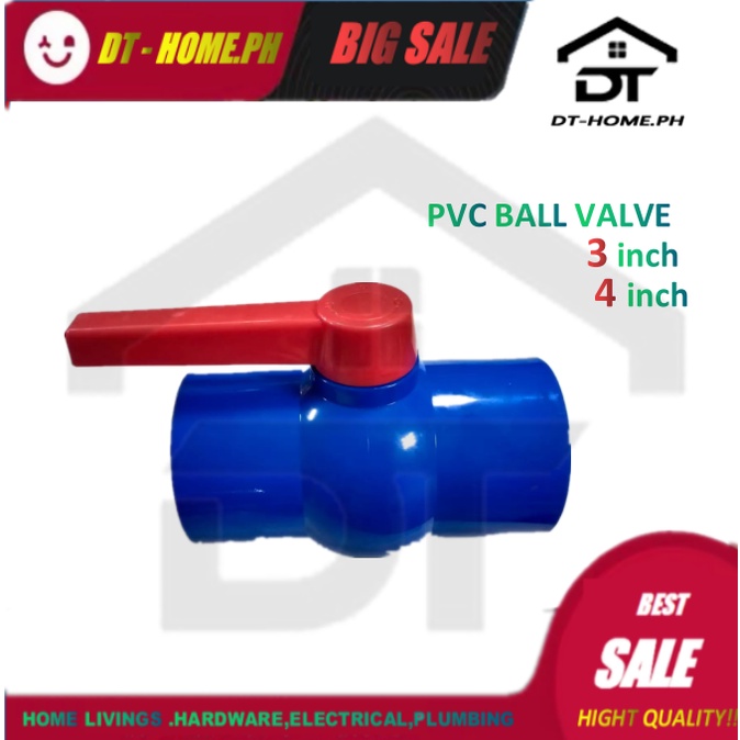 3inch and 4inch PLASTIC PVC Ball Valves Blue Gate Valve /Shower Valves/ Plastic Ball Valves