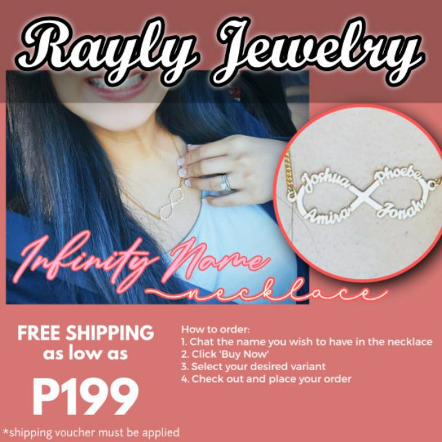 Personalized Infinity Name | Shopee Philippines