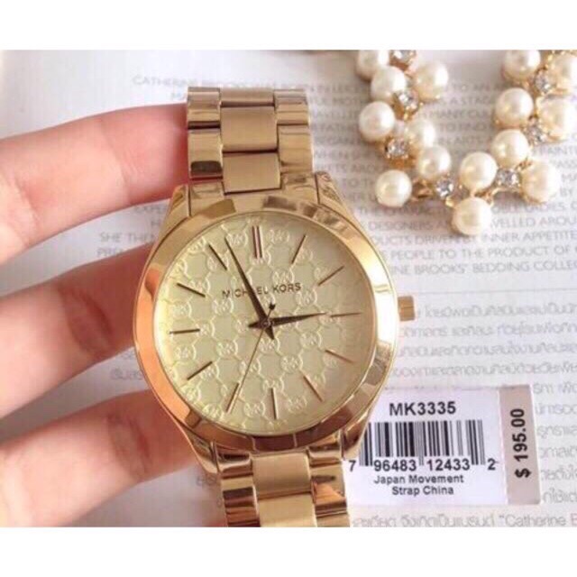 MICHAEL KORS Slim Runway Logo pawnable MK Watch Shopee Philippines