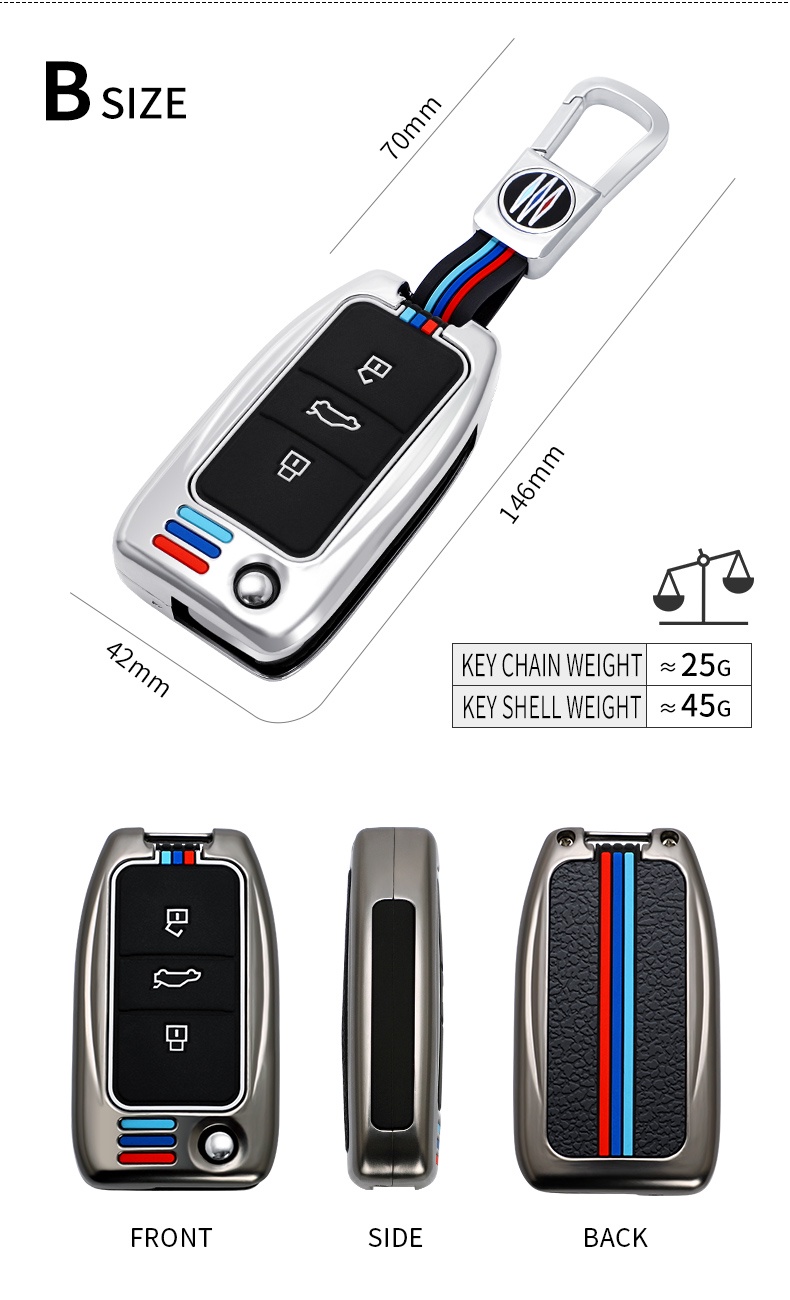 MG Car Smart Key Case Cover Shell For MG5 MG6 MG7 ZS GT GS HS For Roewe ...