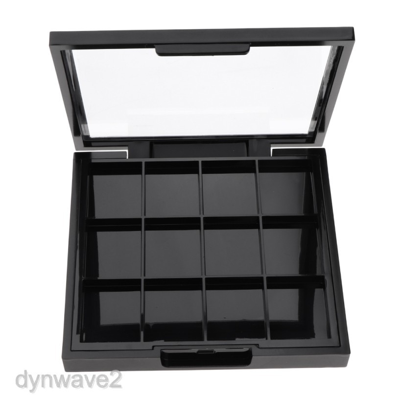 Square Empty Makeup Eyeshadow Palette Blush Lipgloss Powder DIY Case 12 ...
