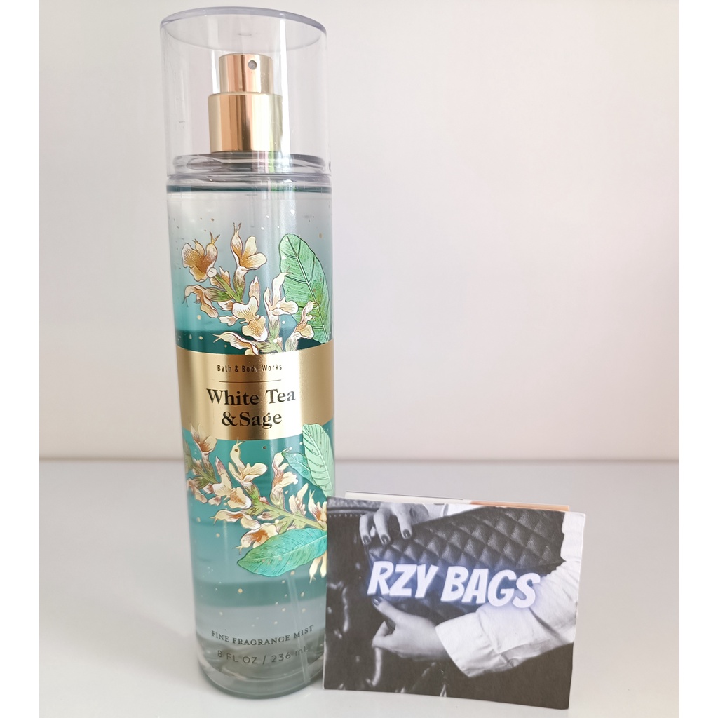 BBW White Tea & Sage Bath & Body Works Fine Fragrance Mist from US