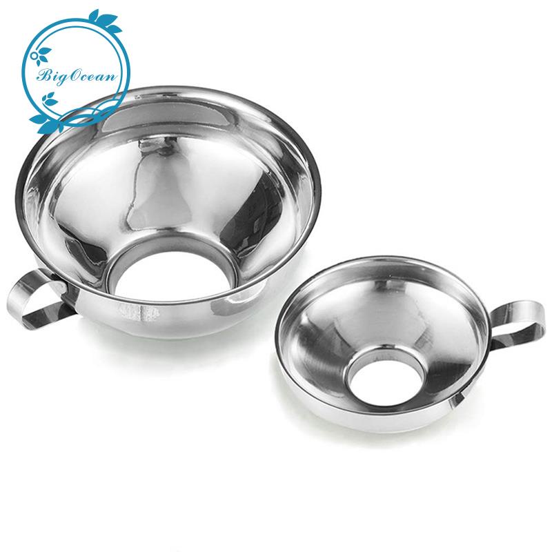 Canning Funnel, 2 Pack Stainless Steel Canning Supplies Kitchen Funnel