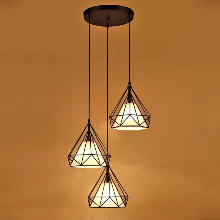 E27 LED Minimalist Personality Retro Pendant Lights Living Room ...